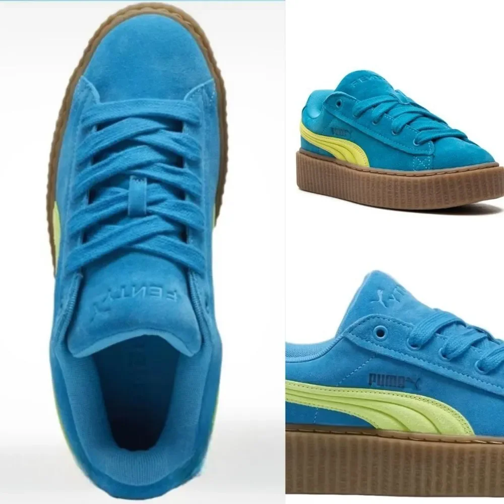 🇬🇪🔸️NWOB Fenty x PUMA Turquoise Creeper Phatty Shoes Youth 5.5